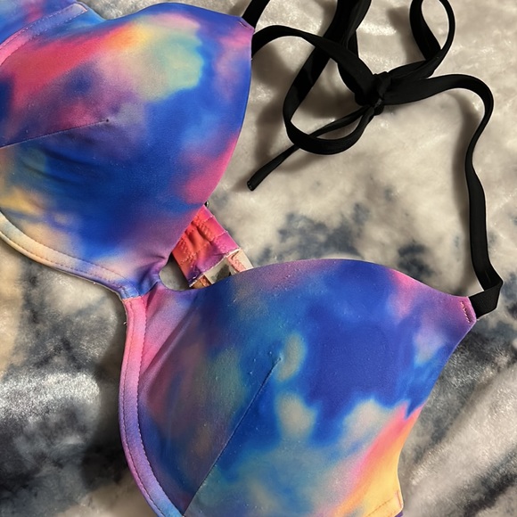 🐶 PINK Tye Dye Bikini Top - Picture 11 of 11